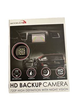 Car Backup Camera Acceler8 HD 720P High Definition W/ Night Vision