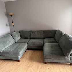 Sage Green Modular Sofa