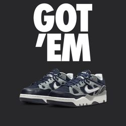 Nike Air Force 3 Low SP X  Nigo Size 12.5m Midnight Navy