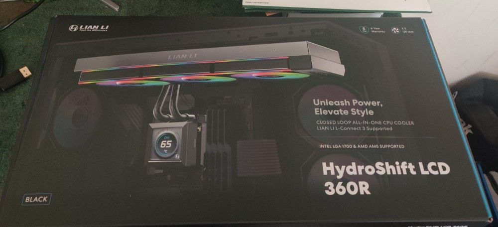 LIAN LI HYDROSHIFT LCD AIO 360R BLAC