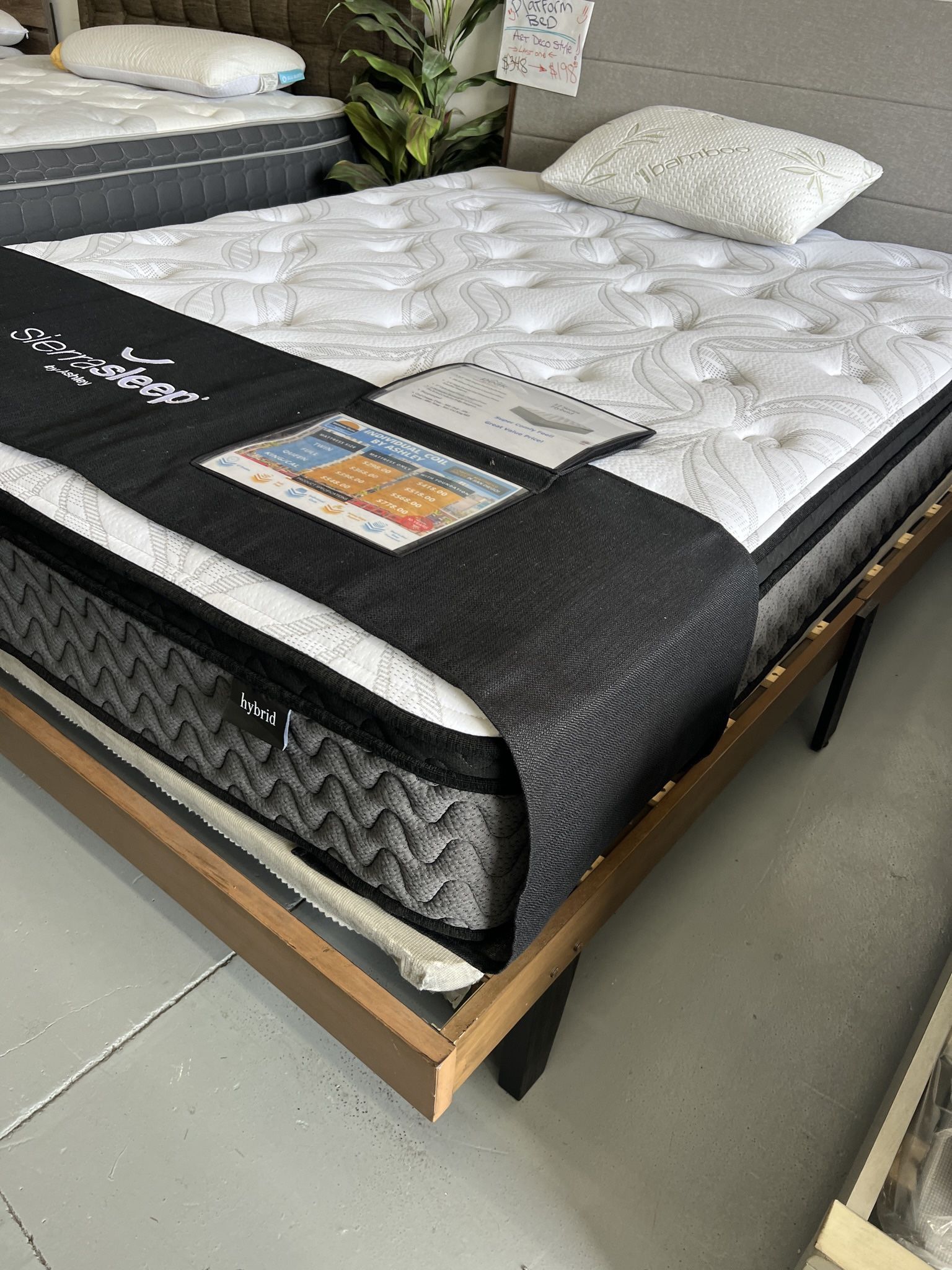 Pillow Top Brand New In the Box Comfy Mattress by Ashley Furniture King Queen Full and Twin From ..