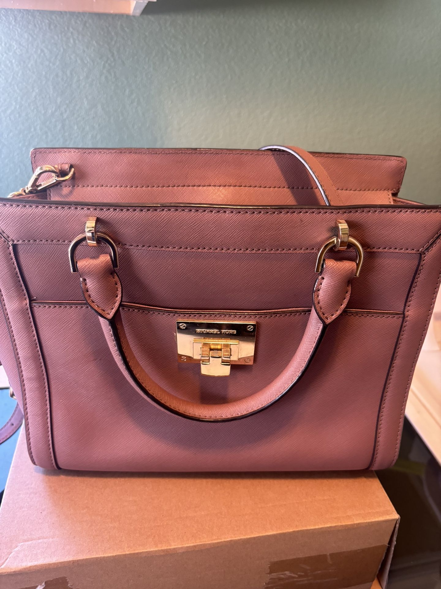 MK Purse PNK/GLD w/ Wallet