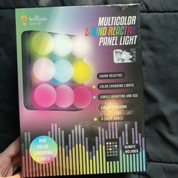 MULTICOLOR SOUND reactive PANEL LIGHT