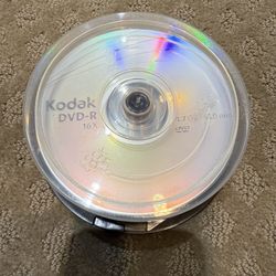 25 Kodak DVD-R Blank Disks