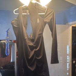 Black Short Dress Shirt 