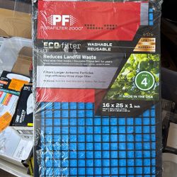 6 -16x20x1 Inch Washable Filters