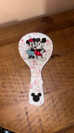 Disney Large  Mickey & Minnie Spoon Rest NEW