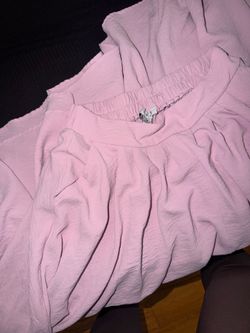 Medium long lavender skirt