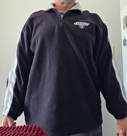Oakland Raiders NFL Team Apparel Quarter-Zip Fleece Jacket