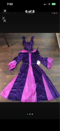 New child's size maleficent costume