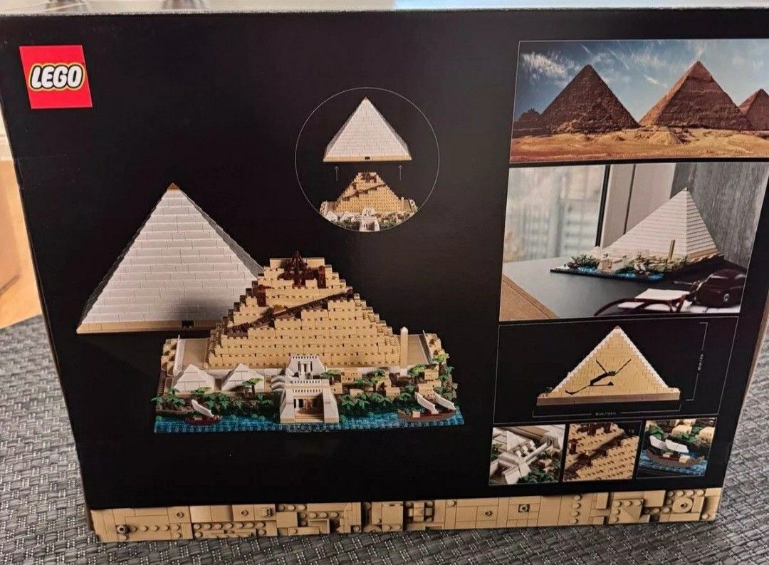 Lego Architecture Great Pyramid of Giza 21058 Building Kit 1476 Pcs