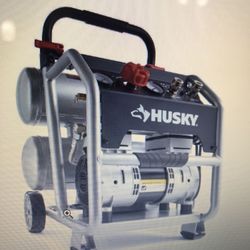 Husky 4.5 Gal Portable Electric Powered Silent Air  Compressor 