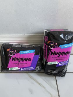 Ninjas Nighttime Underwear S/M 2x