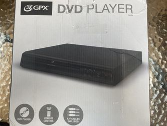 GPX Progressive Scan 2-Channel DVD Player with Remote Control D200B NIB