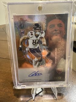 2025 Topps Signature Colston Loveland On Card Auto /50 RC