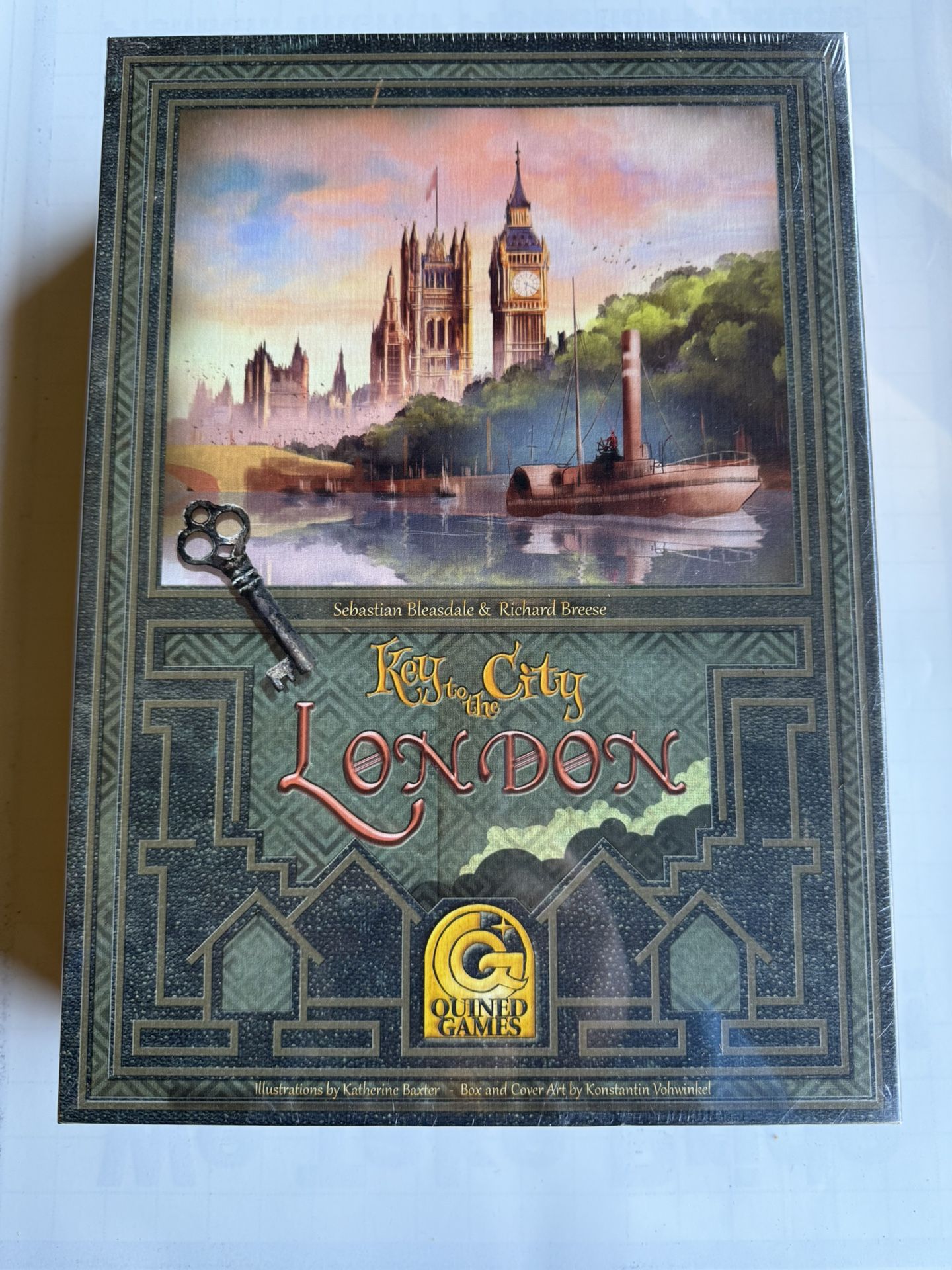 Quined Games Boardgame Key to the City London. R And D Games