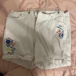 White shorts