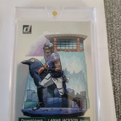 2024 Donruss Downtown Lamar Jackson Baltimore Ravens 