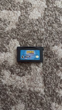 Sonic advance for nintendo gameboy advance