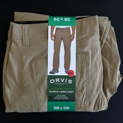 Men’s Orvis Fleece Lined Pants 