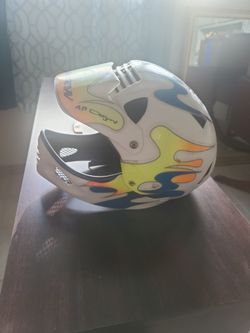 Vintage Old School BMX 3 Piece Helmet