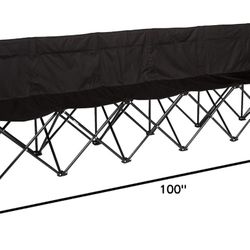 Portable 6-Seater Folding Sports Bench