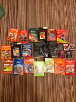 Atari 2600 Vader Console + 21 Games - Untested