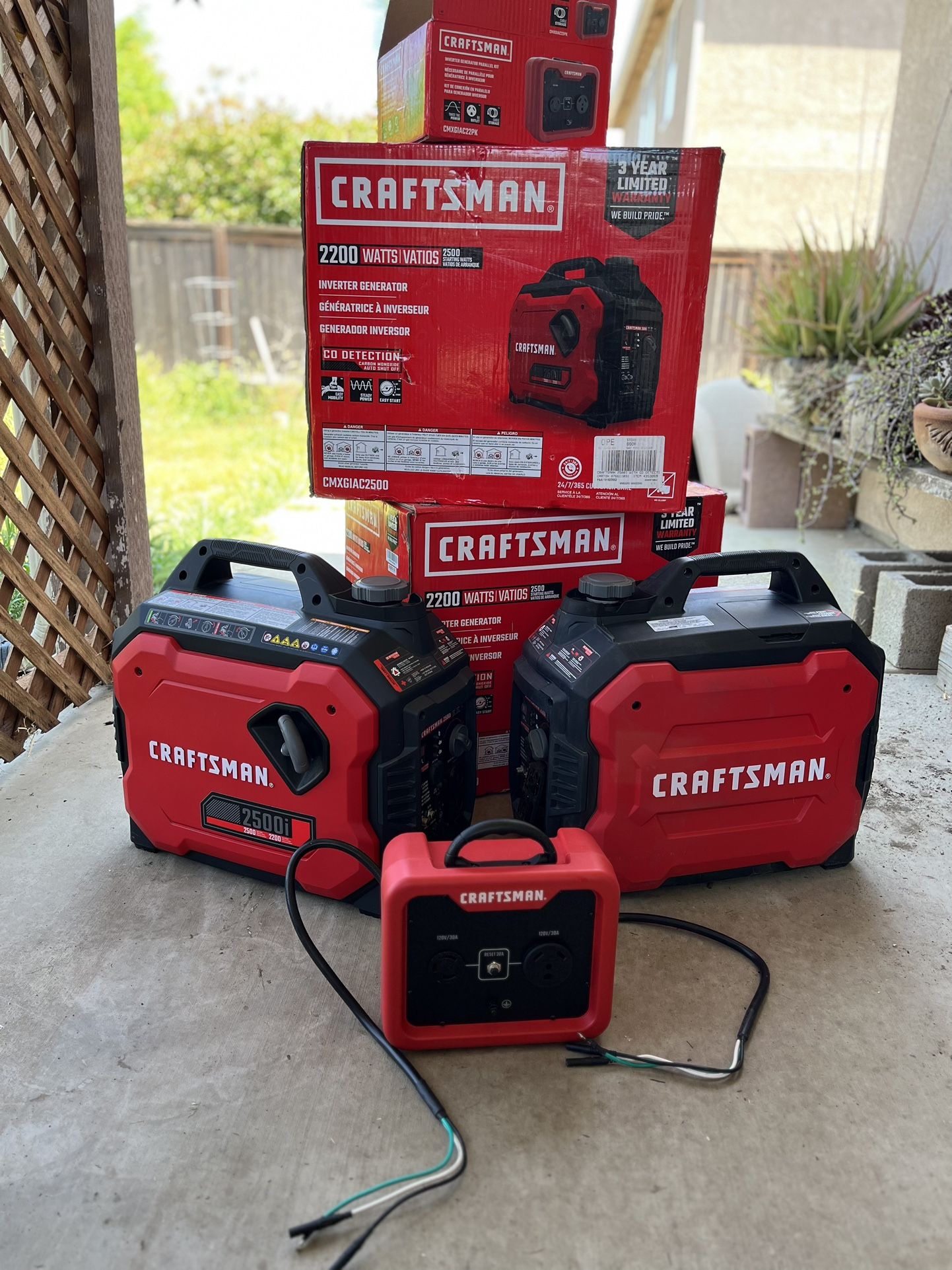 Craftsman Inverter Generators With Parallel Kit