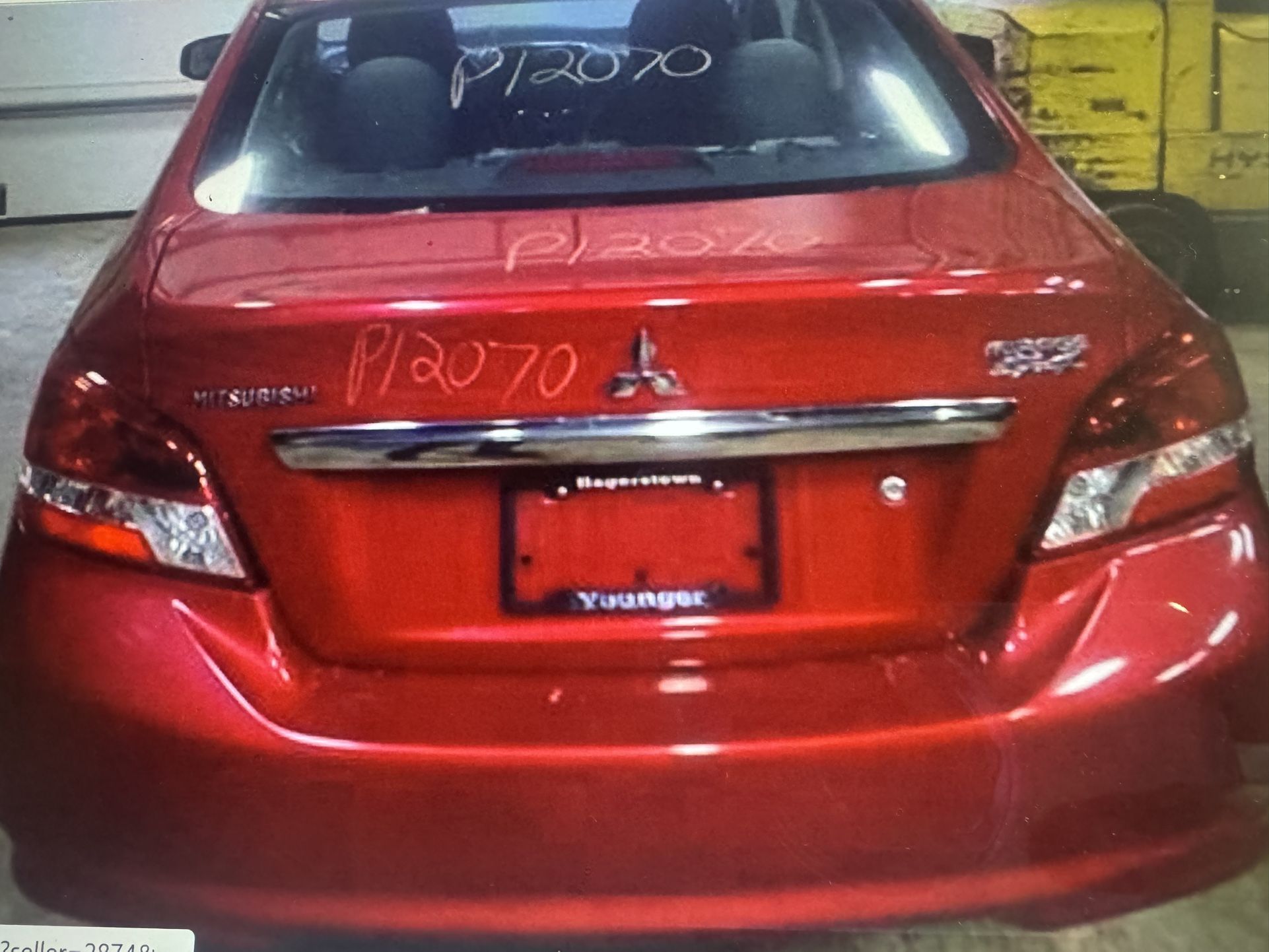 2018 Mitsubishi Mirage Parts Trunk Taillights