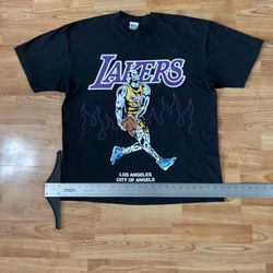 Warren Lotas LeBron W.L. Lakers black LOS ANGELES CITY OF ANGELS size L #basketball #losangeles
