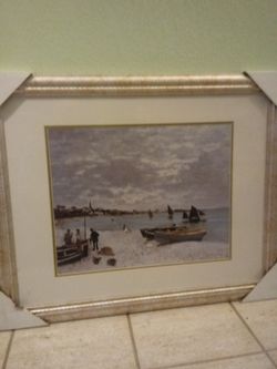 Framed Art - seaside scene