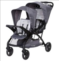 🔥 New Baby Trend Sit N' Stand Double Stroller
