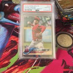 Shohei Ohtani Rookie Card Pitching Psa 10