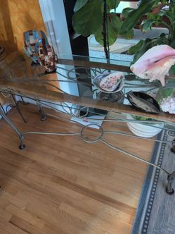 Three different Glass tables