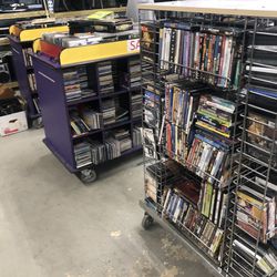 Amazing Media Selection Of DVDs CDs Records VHS 