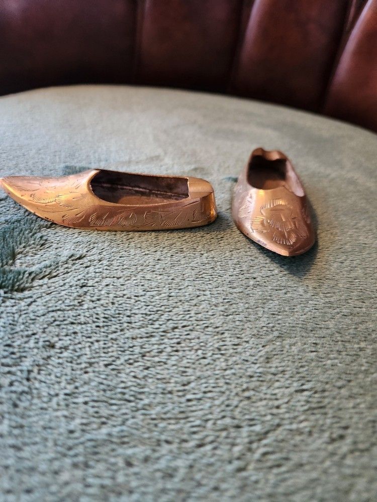 Vintage Brass Ashtray (2)