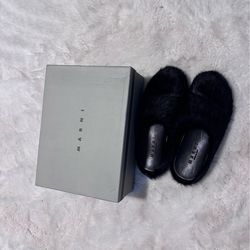 Marni black slides size 41