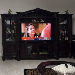 Entertainment Center Including Free Smart Tv 