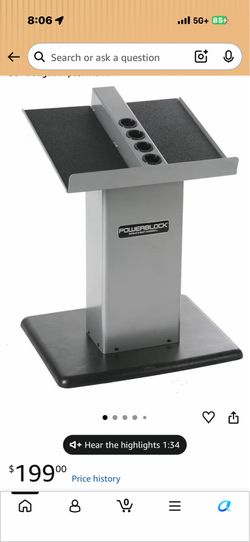 PowerBlock Compact Weight Stand – Heavy-Duty Storage Stand for Adjustable Dumbbells