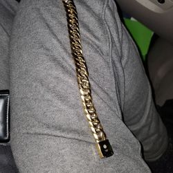Stainless Steel Cuban Link Braclet 