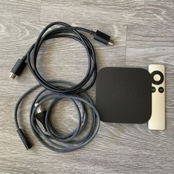 Apple TV with remote