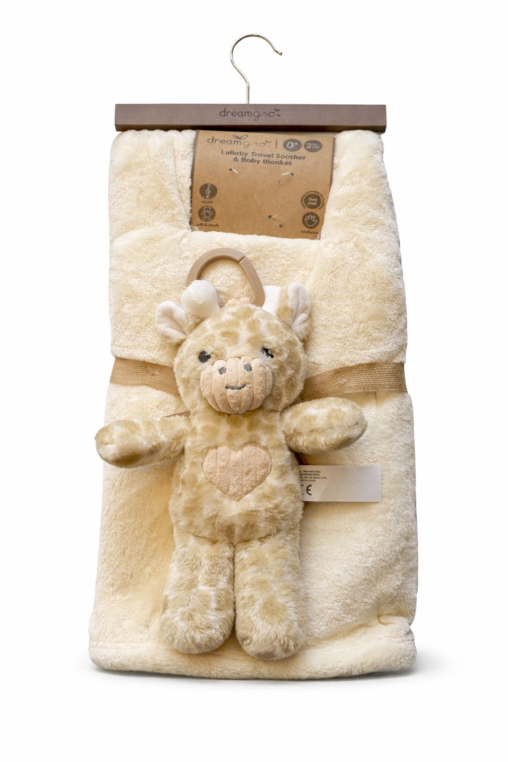 Dreamgro Lullaby Travel Soother & Baby Blanket Set (New)