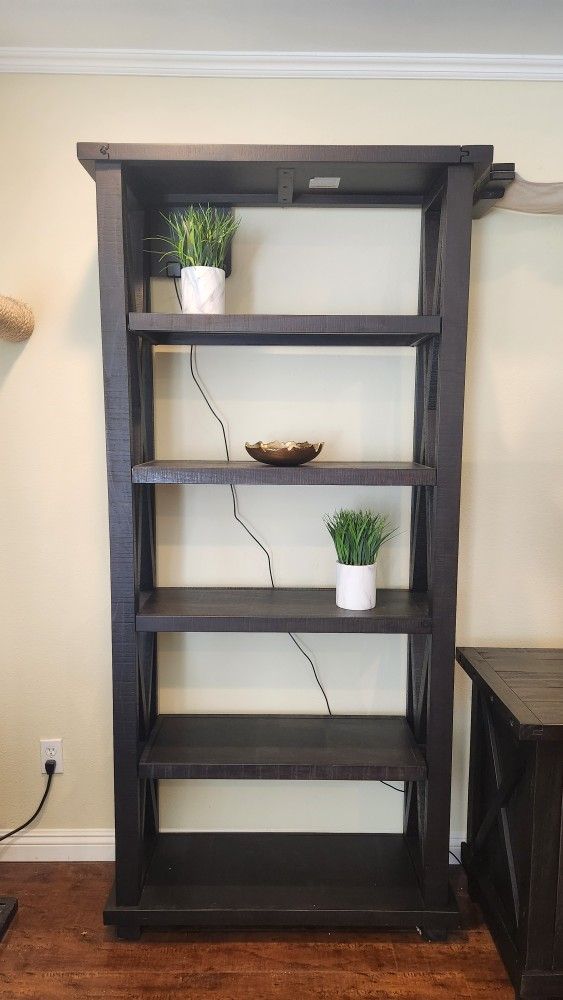 Gorgeous Living Spaces Solid Wood Bookshelves