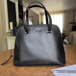 Kate Spade New York Women’s Black Leather Patterson Drive Meduim Satchel Handbag