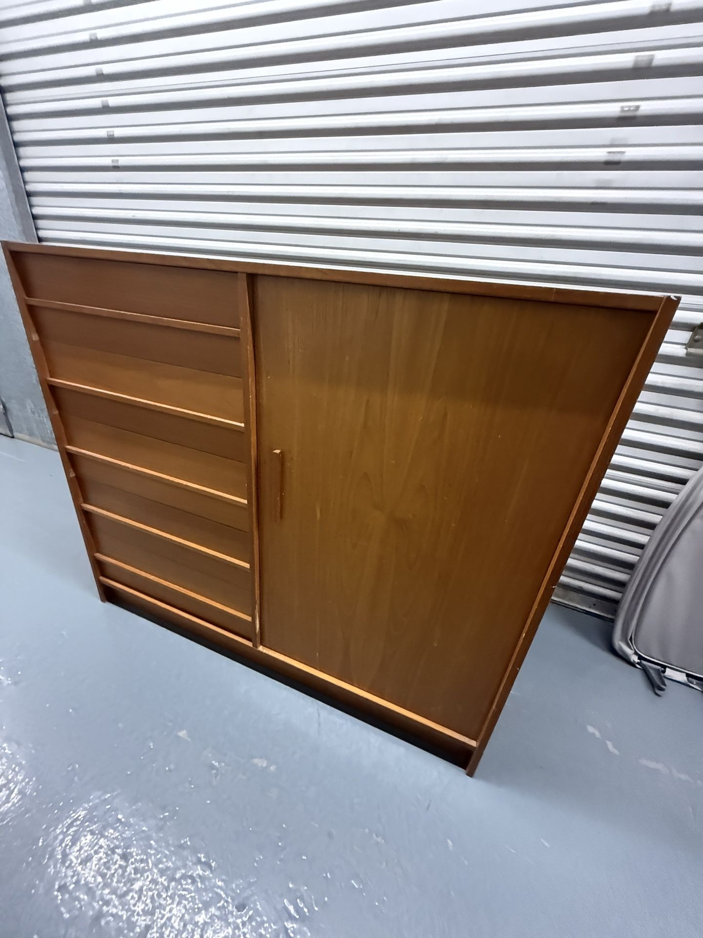 Mid Century Wooden Armoire/Dresser