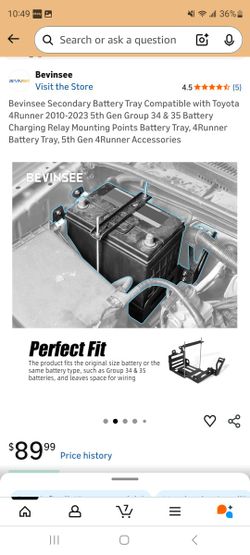 5th Gen 4runner Secondary Battery Tray
