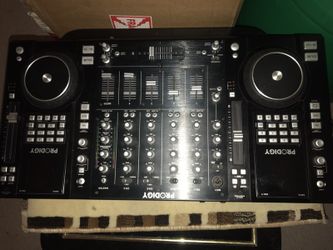 Dj system with two big speaker