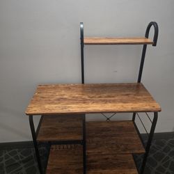 Microwave Cart Coffee Station