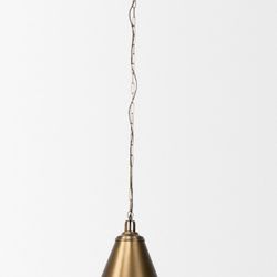 Mercana Fenton 18.0L x 18.0W x 23.0H Black w/Antiqued Gold Accents Pendant Light 65465