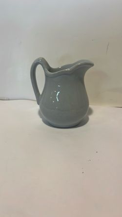 Gray Ceramic Cream Pitcher